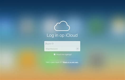 cloud inloggen.